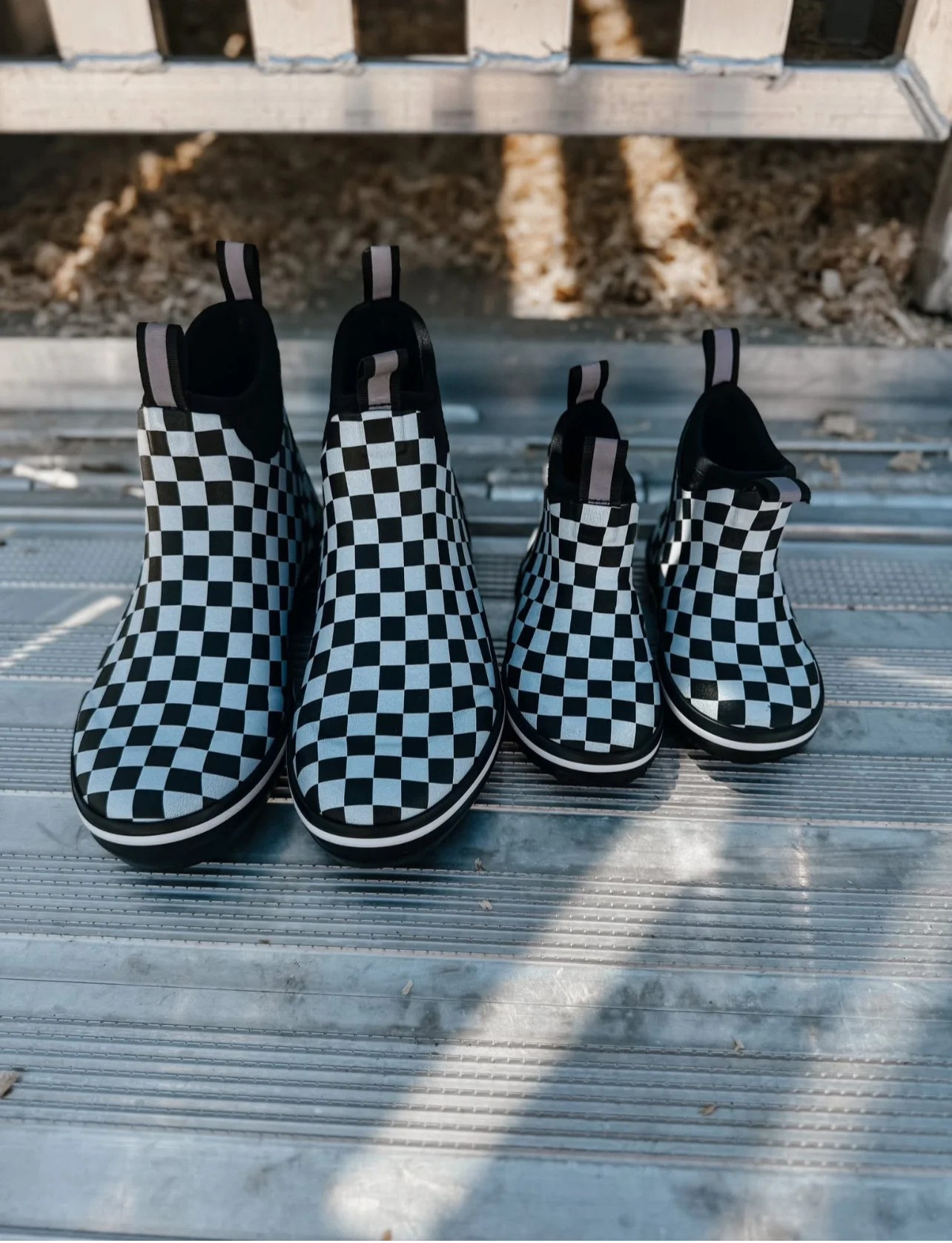 Checkered Deck Boots