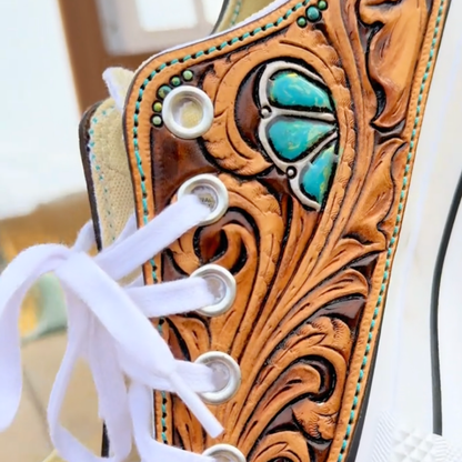 Canyon Rose Custom Chucks
