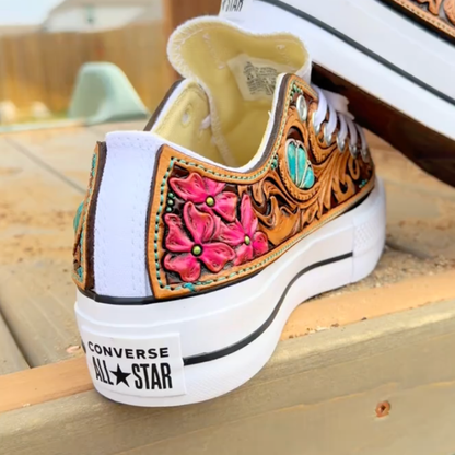 Canyon Rose Custom Chucks